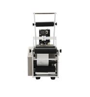 Étiqueteuse semi-automatique pour bouteilles rondes avec codage de date pour flacons et bouteilles rondes en plastique