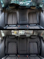 Housses de siège sport en cuir Nappa personnalisées avec mousse zéro-gravité pour Audi A4, A5, Q5L, Q5, A6, A7, A7L (modèles 2026)