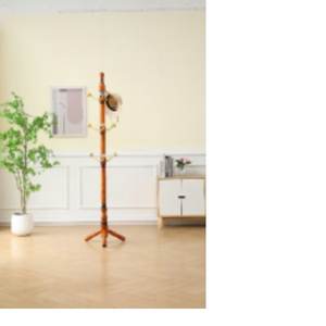 Porte-manteau en bois moderne 36903-M3 36903-M3-A/B/G/H/W - Product Image 2