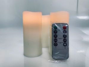 カスタムLEDティーライトキャンドル結婚式お祝いの装飾プラスチックリモコンちらつき電池式ラマダンディワリ