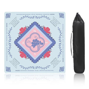 Tapis de <span class=keywords><strong>Mahjong</strong></span> Complet, Nouveau, pour 4 Joueurs, Utilisation Intérieure, Résistant à l'Usure, Imperméable, Caoutchouc Naturel Lisse et Silencieux - Product Image 1