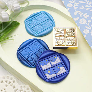 Sello de Cera con Diseño de Faro, Serie Cuadrada, Cuadrícula Cuartil, Estilo King's Weather, Producto Nuevo al por Mayor - Product Image 2