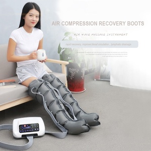 Air Pneumatic Sequential Compression <strong>Leg</strong> and Foot Massager Pressure Therapy DVT Pump Sport Recovery Boots - Product Image 1