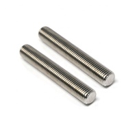 Factory Supply DIN976 DIN975 Titanium Studs Ti6al4V Threaded Rods Full Thread M2 M3 M6 M8 M20