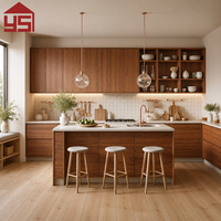 Ensemble complet de meubles de cuisine sous armoire avec éclairage LED intégré, en contreplaqué mélaminé alpin, 30-39,9 pouces, pour la maison - Vente en gros