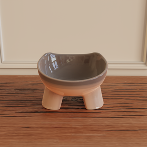 Mangkuk Makan Keramik Terangkat Ergonomis Ramah Lingkungan untuk Anjing, Mengurangi Ketegangan Leher, Dapat Disesuaikan untuk Kucing dan Anjing - Product Image 4