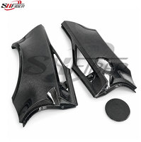 C7 modifié avec des ailes arrière larges en fibre de carbone Z06 et un bouchon de réservoir de carburant, pour Corvette C7 2014-2019