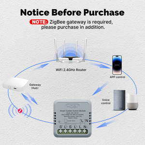 Módulo de Interruptor Inteligente WiFi, Sin Necesidad de Cable Neutro, Interruptor de Relé de 2, 3 y 4 Canales, Neutro Opcional, Compatible con Alexa y Hey <span class=keywords><strong>Google</strong></span>, 240V 10 - Product Image 2