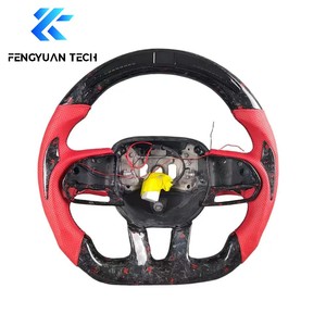 Volant en fibre de carbone pour <span class=keywords><strong>Dodge</strong></span> Charger Challenger Durango Demon <span class=keywords><strong>SRT</strong></span> Journey RT <span class=keywords><strong>Viper</strong></span> Ram TRX SXT Hellcat Scat Pack - Product Image 3