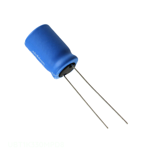 Distribuidor Autorizado, Condensador de Aluminio con Orificio Pasante, 33UF 20% 80V RADIAL TH 33 uF UBT1K330MPD8 - Product Image 1