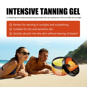 Gel <span class=keywords><strong>Bronceador</strong></span> Corporal Herbal Black Care de Eelhoe, Fragancia Cítrica, Bronceado Rápido <span class=keywords><strong>para</strong></span> Verano y <span class=keywords><strong>Playa</strong></span>, Refrescante y Natural - Product Image 5