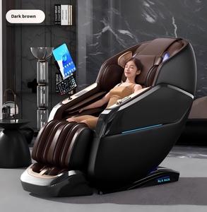 كرسي تدليك فاخر كبير الحجم رباعي الأبعاد للمنزل مع حركة مزدوجة للجسم بالكامل ومسار SL وخاصية انعدام الجاذبية وتصميم فاخر على شكل كابينة فضائية - Product Image 6