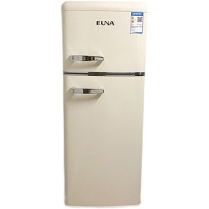 Réfrigérateur <span class=keywords><strong>américain</strong></span> rétro à double porte BCD-113R, capacité 113L, dégivrage automatique, niveau d'efficacité énergétique 3, idéal pour les petits espaces - Product Image 5