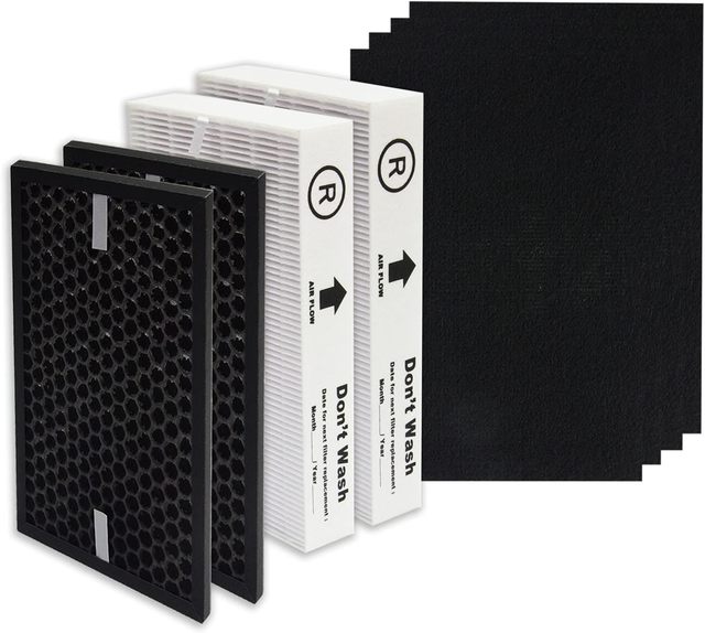 New Honeywell HPA 5100 Replacement H13 True HEPA & Activated Carbon Filter 0.3um 99.97% High Efficiency Air Purifier