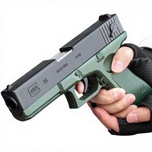 Pistolet jouet pour enfants avec clip EVA, balles souples en plastique à chargement manuel, jeu de tir, cadeau d'anniversaire/de fêtes - Product Image 1