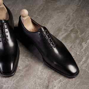 รองเท้าหนังทรงอ็อกซ์ฟอร์ดหัวแหลมสำหรับผู้ชายไซส์ใหญ่ สไตล์ลำลองสำหรับฤดูใบไม้ผลิ  งานแฮนด์เมดสไตล์อังกฤษ  ระบายอากาศได้ดี กันลื่น - Product Image 2