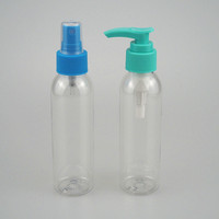 Bouteille de lotion en plastique vide de 4oz avec pompe