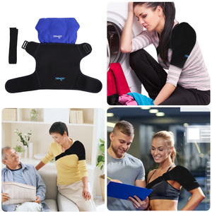 Almohadilla de Terapia Fría Reutilizable Clase I para el Dolor del Manguito Rotador y Recuperación Muscular, Envoltura de Gel Ajustable para <span class=keywords><strong>Hombro</strong></span> con <span class=keywords><strong>Alivio</strong></span> para Dolores de Cabeza - Product Image 1