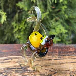 New Handmade High Borosilicate Murano Glass Folk Art Angel Feng Shui <b>Easter</b> <b>Book</b> Giraffe Animal Art 3D Form Tiny Glass Glass - Product Image 4