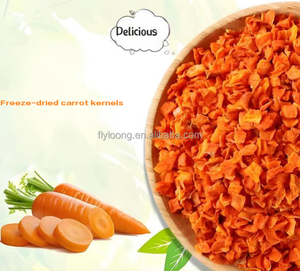 Legumes liofilizados de alta qualidade Sem aditivos Cenouras Cortadas Processo De Secagem Por Congelamento - Product Image 4