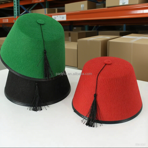 Đỏ Thổ Nhĩ Kỳ tarboosh <span class=keywords><strong>hat</strong></span> với màu xanh lá cây fez <span class=keywords><strong>hat</strong></span> vàng đen tua cho năm mới Tạ Ơn bên Hot Bán trang phục phụ kiện - Product Image 2
