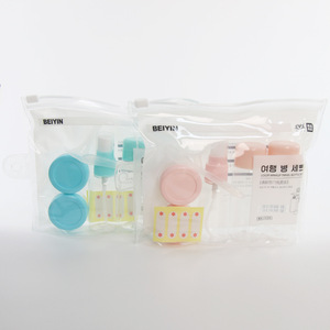 BeiYin Travel Makeup <b>Bottle</b> Set 40Ml Pink Cosmetic Grade Refill <b>Bottles</b> For Face Care - Product Image 2