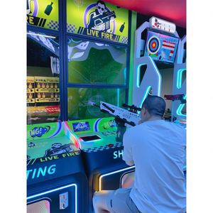 Machine d'arcade de tir à monnayeur pour 2 joueurs, pour enfants, avec jeu de boxe en anglais, pour lieux de divertissement - Product Image 1