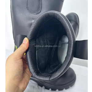 Botas de Bombero Resistentes al Fuego, Impermeables, de Goma, con Certificación <span class=keywords><strong>EC</strong></span>/med/<span class=keywords><strong>CE</strong></span> para Operaciones de Rescate y Seguridad contra Incendios - Product Image 6