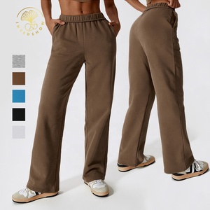 <span class=keywords><strong>Pantalon</strong></span> de jogging ample en coton de haute qualité pour femmes grandes tailles, style streetwear, <span class=keywords><strong>pantalon</strong></span> de sport oversize pour femmes - Product Image 1