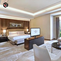Ensemble de meubles de chambre à coucher tout-en-un 2023 Foshan Leisure Luxury, table rectangulaire 6 chaises, bois massif blanc et tissu, pour hôtel et appartement