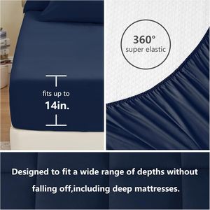 Hiện đại 7-Piece <span class=keywords><strong>Comforter</strong></span> Set bán buôn chần Túi giường với phẳng được trang bị Sheets tất cả các mùa sử dụng nhà - Product Image 5