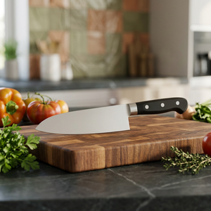 Cuchillo de Chef Dentado de Grado Comercial Seki Japan de 8.27 Pulgadas (21 cm) con Mango de Plástico, Apto para Lavavajillas, Ambidiestro - Product Image 2