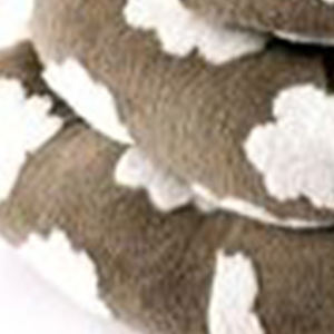 Juego de Tres Piezas de Cama Redonda para Perros, de Terciopelo de Algodón Jacquard, Color Marrón, Camas Premium para Mascotas en Caja, para Todas las Estaciones - Product Image 5