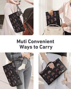 Muestra Gratuita de Tapete Cambiador de Pañales Portátil para Bebé, Tapete Cambiador Impermeable para Viajes para Recién Nacidos - Product Image 4