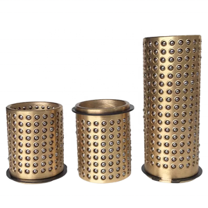 <span class=keywords><strong>Cage</strong></span> à billes en laiton douille linéaire personnalisé Misumi pièces moulées par injection Guide pilier roulement à billes composants rouleau - Product Image 1
