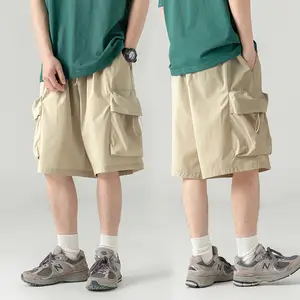 男士功能风大口袋货物短裤男士夏季款户外时尚品牌宽松五分裤