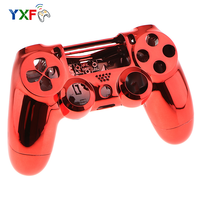Pour PS4 Pro JDM 040 Boîtier complet Coque chromée Remplacement pour PS4 PRO Playstation 4 PRO JDS 040 V2 Manette
