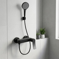 Robinet mural en laiton au design moderne Ensemble de douche pour salle de bain Ensemble de douche Robinet de baignoire