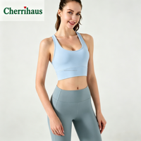 Soutien-gorge de sport respirant pour femme, design ergonomique, système de soutien dorsal pour le fitness, le yoga, la course à pied et la perte de poids. Anti-choc.