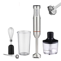 Mixeur Plongeant Multifonctionnel RSC pour Fruits, Ensemble Mixeur Plongeant Portable Puissant, Batteur Manuel HB011