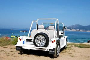 Mini voiture de plage Moke, voiturette de Golf Go avec alimentation en essence