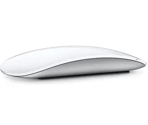 Magic Mouse บลูทูธไร้สายแบบชาร์จไฟได้พื้นผิวมัลติทัช-สีขาว