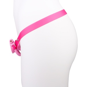 Jaula de Castidad Masculina de Plástico FRRK, Dispositivo de Castidad Invertido, Candado para Pene, Juguetes Sexuales, Jaula de Resina para Pene para Hombres - Product Image 4