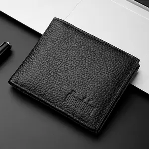Брендовый дизайнерский простой минималистичный кошелек DEABOLAR, оптовая продажа, кожаный мужской кошелек