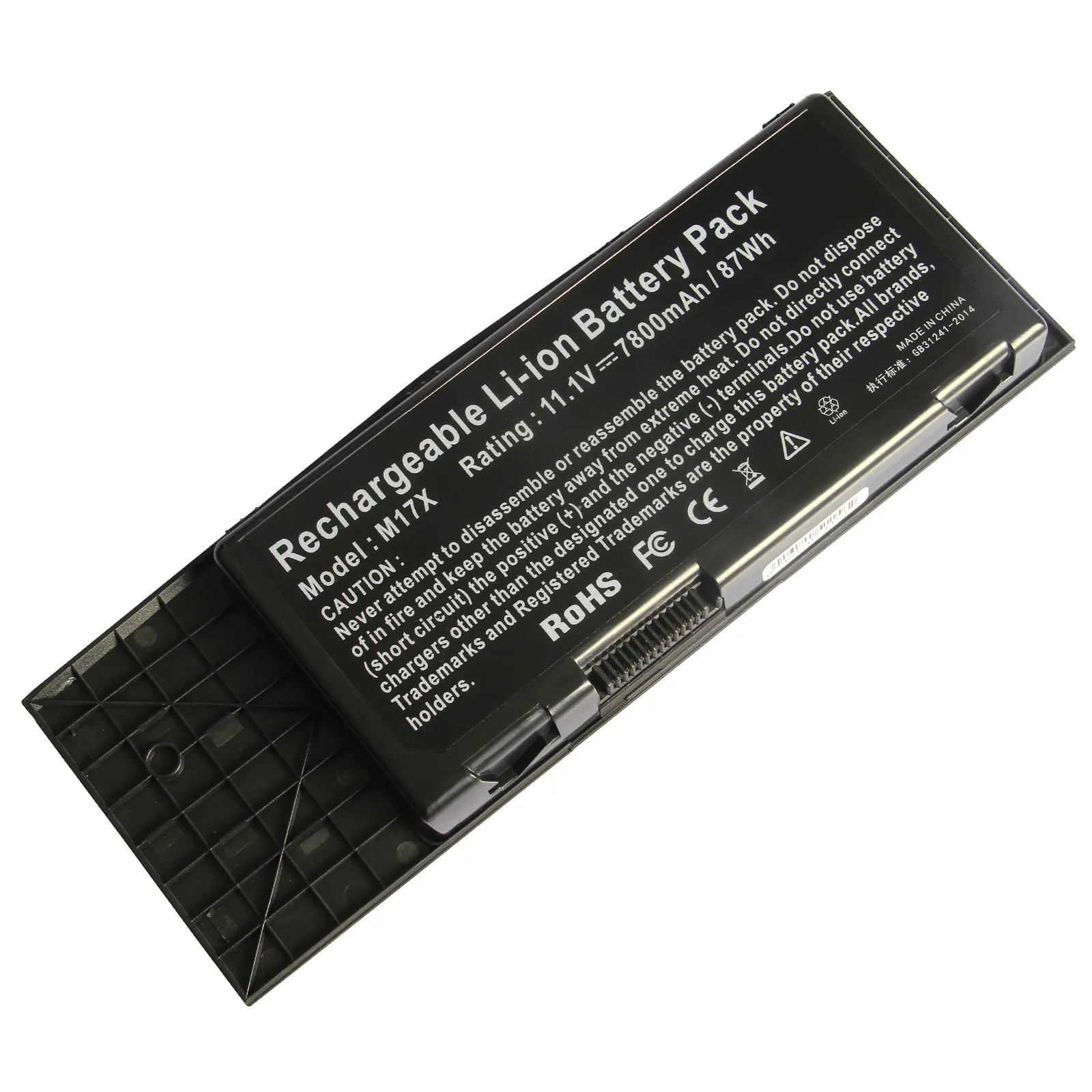 7800Mah Capaciteit Laptop Batterij Voor Dell M17X Compatibel Batterij 0C852J 0F310J C852J F310J