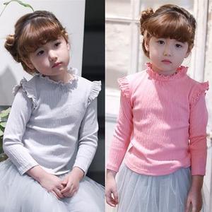 Vêtements de mode en gros, sweat-shirts pour enfants en dentelle à volants - Product Image 3