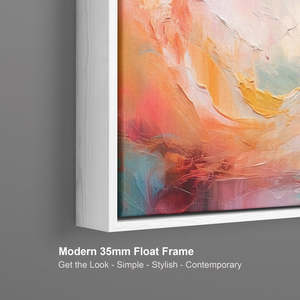 Hot bán etsy dropshipping trang trí nội thất sáng trừu tượng đầy màu sắc vải tường nghệ thuật nghệ thuật trừu tượng 100% tay sơn dầu - Product Image 4