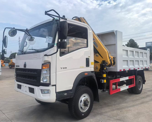 <span class=keywords><strong>Camion</strong></span> benne d'<span class=keywords><strong>occasion</strong></span> Howo 4x2 LHD avec <span class=keywords><strong>grue</strong></span> <span class=keywords><strong>Hiab</strong></span> et moteur diesel, <span class=keywords><strong>grue</strong></span> montée sur <span class=keywords><strong>camion</strong></span> à benne basculante à vendre - Product Image 3