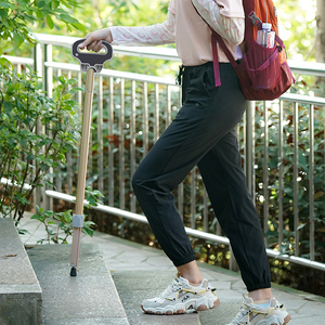 Ghế đi bộ có tay vịn Amaz Crutch có thể điều chỉnh dành cho nam giới cao tuổi, người khuyết tật, gậy đi bộ bằng nhôm có thể gấp gọn với chỗ ngồi - Product Image 4