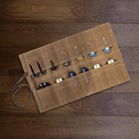 Sac de présentation personnalisé pour couteaux avec 12 emplacements, pour couteaux de poche tactiques, sacs de rangement EDC pour mini-couteaux, sac de protection pour collection de couteaux